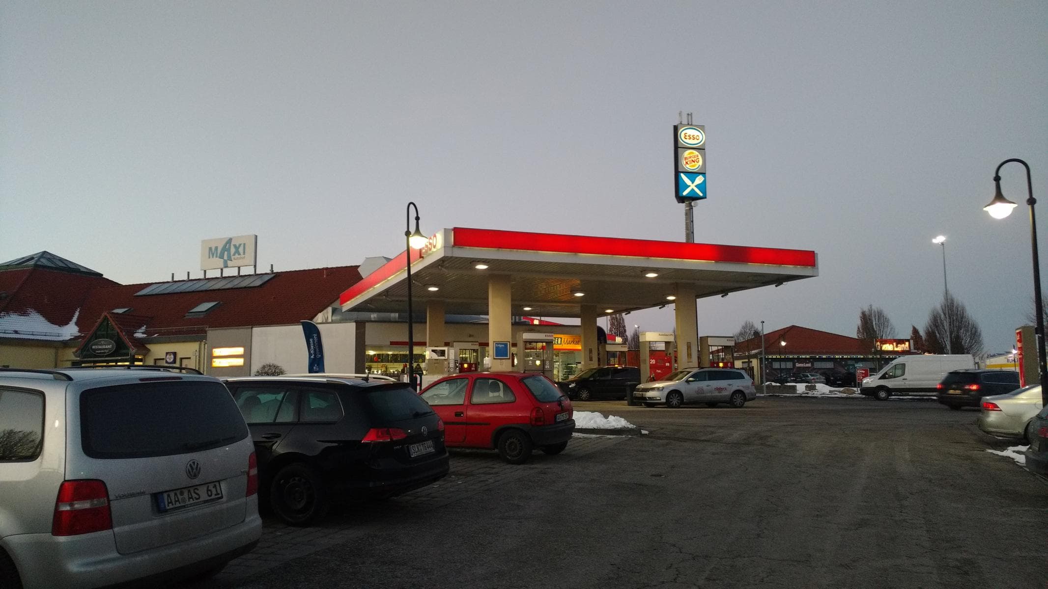 Foto der Ladestation ESSO Ellwangen